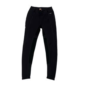 Kerrits Performance Riding Breeches Fleece Equestrian Pants Black Womens  M